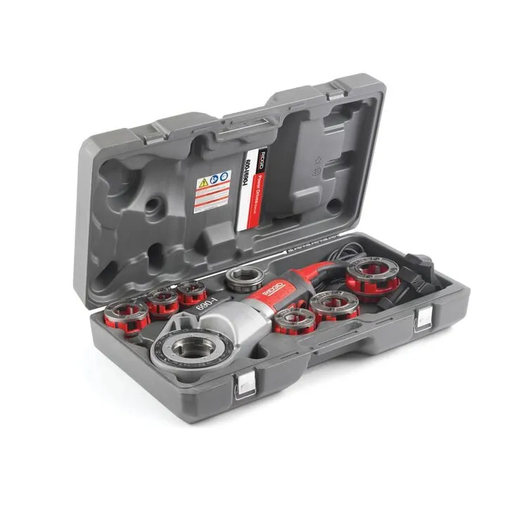Ridgid 690-I Hand-Held Power Drive Pipe Threading Machine, 115V