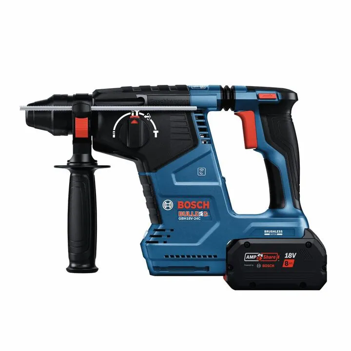 Bosch 18V Bulldog 1-inch SDS-plus Rotary Hammer Kit - High-Performance Cordless Power 6