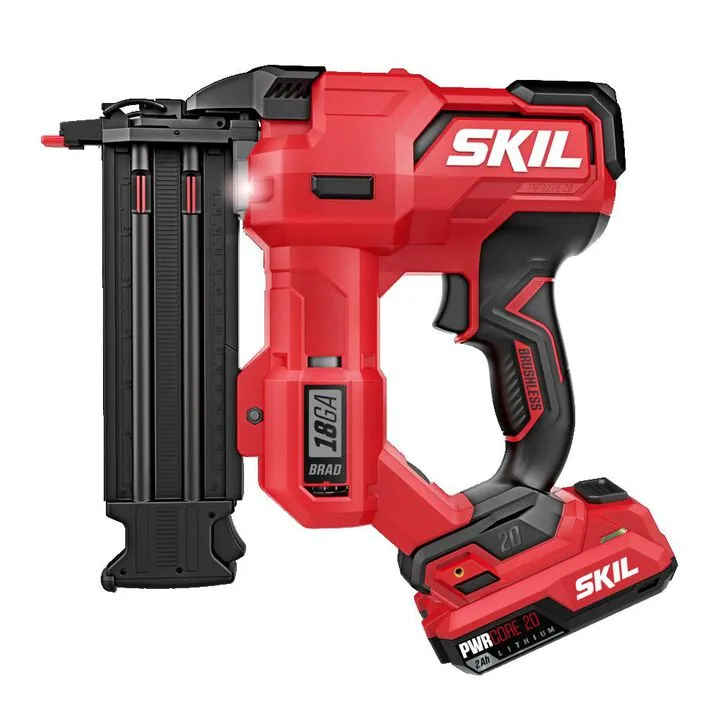 SKIL PWR CORE 20 Brushless 20V 18Ga Brad Nailer Kit - Professional Performance Guide 2