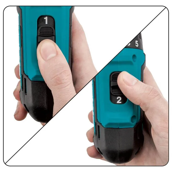 Makita 12V max CXT Lithium-Ion Cordless 1/4 In. Hex Driver-Drill Kit (2.0Ah) 3