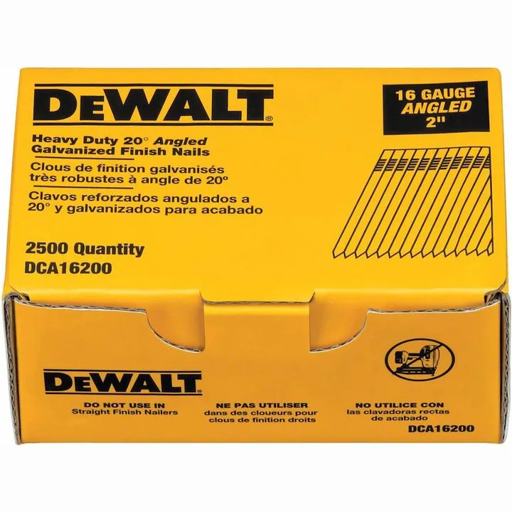 DEWALT 16-Gauge Cordless Finish Nailer & 2-Inch Finish Nails Professional Bundle 3