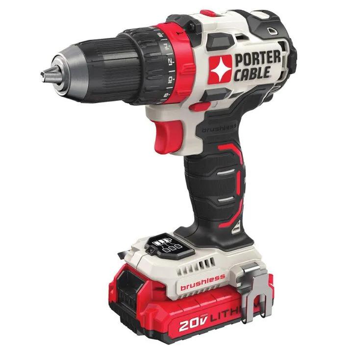Porter Cable 20V MAX 1/2-in Cordless Drill/Driver Kit with High-Performance Battery 1