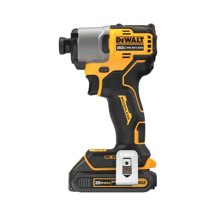 DEWALT 20V Brushless Impact Driver Kit with Rapid Load Accessory Set & Toughcase+ 2