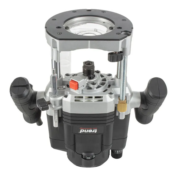 Trend T8 15A 1/2 Inch Dual-Mode Plunge Workshop Router - Professional Precision Series 4