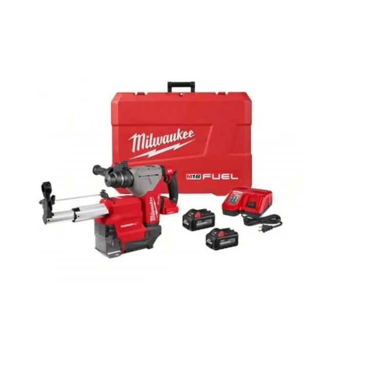 Milwaukee M18 FUEL 1-1/8 in. SDS Plus Rotary Hammer ONE-KEY Dust Extractor Kit 1