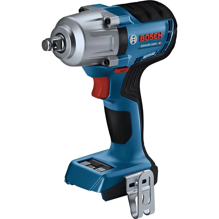 Bosch 18V 1/2in Mid-Torque Impact Wrench with Friction Ring & Connected-Ready (Bare Tool)