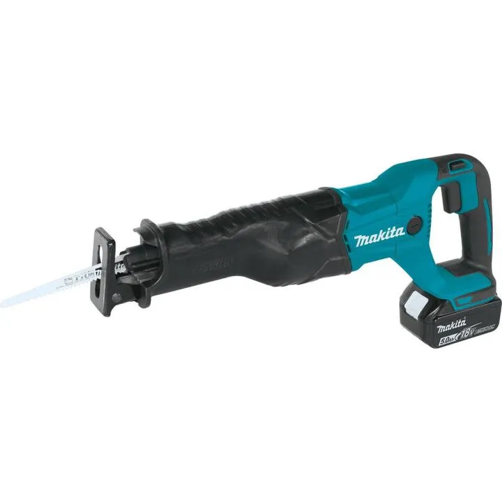 Makita 18V LXT Lithium-Ion Cordless Recipro Saw Kit (5.0Ah) - Professional Demolition Power 1