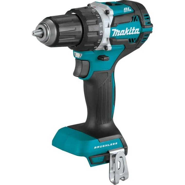 Makita 18V LXT Brushless 1/2-Inch Cordless Drill Driver & Impact GOLD 14-Pc. Titanium Bit Set 2