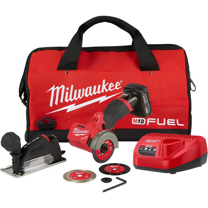 Milwaukee M12 FUEL 3 in. Compact Cut Off Tool Kit - Professional Performance Edition