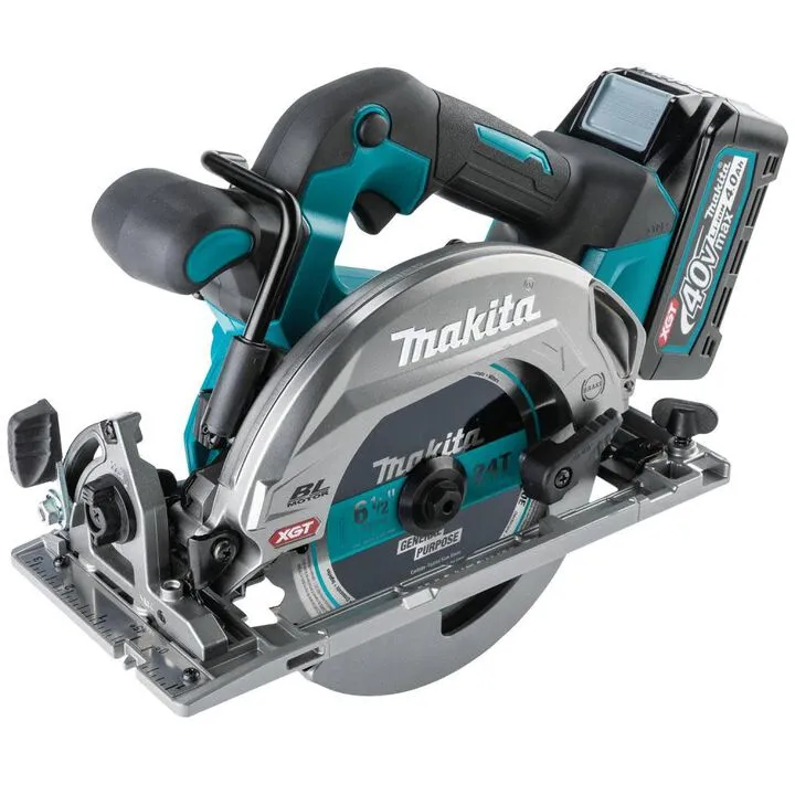 Makita 40V max XGT 6-1/2 in Circular Saw Cordless 4.0Ah Kit with AWS Capability 1