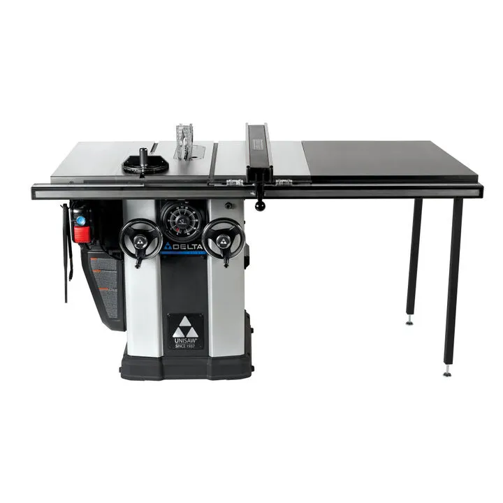 Delta 10In 3HP Unisaw with 36In Biesemeyer Fence - Industrial Grade Precision 1