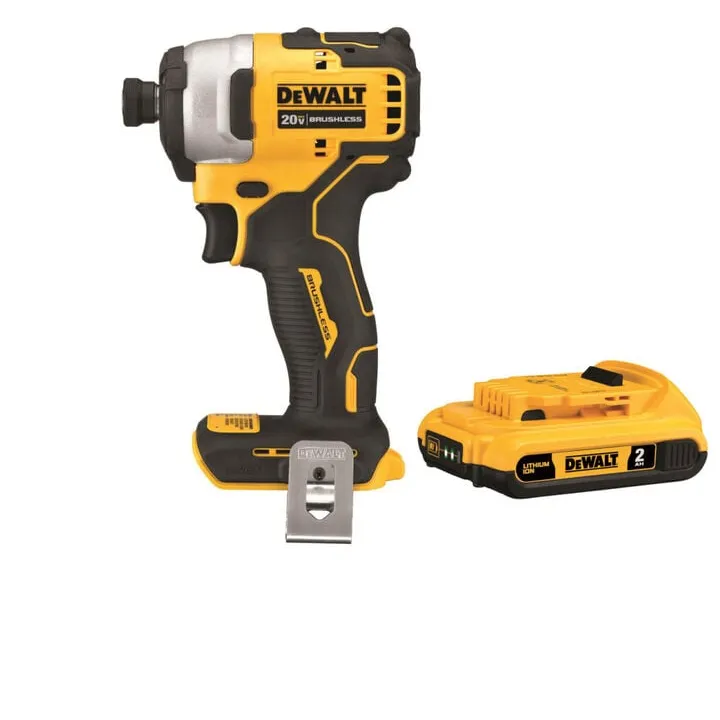 DEWALT 20V MAX Atomic Compact 1/4-inch Impact Driver Kit with 2Ah Battery
