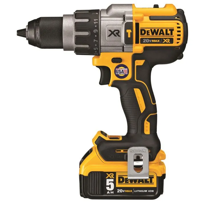 DEWALT 20V MAX XR Brushless 3-Speed Hammer Drill Kit - High-Performance Professional Tool 6