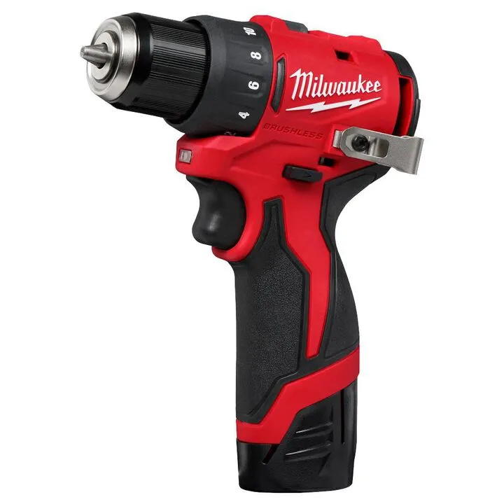 Milwaukee M12 Subcompact Brushless 3/8 Inch Drill/Driver Kit 4