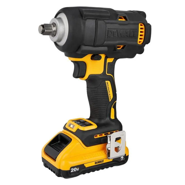 DEWALT 20V MAX XR 1/2 Inch Impact Wrench Kit with Hog Ring Anvil - High-Torque Performance 2