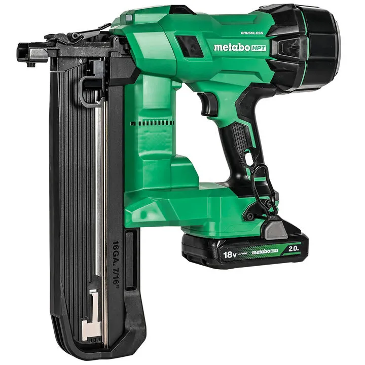 Metabo HPT 18V MultiVolt 7/16 Inch Standard Crown Stapler 2 Ah Kit - Professional Edition 1