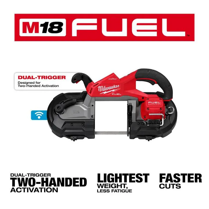 Milwaukee M18 FUEL Deep Cut Dual Trigger Band Saw with ONE-KEY (Bare Tool) 2