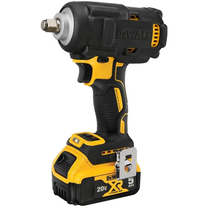 DEWALT 20V MAX XR 1/2in Mid Range Impact Wrench Kit with Hog Ring Anvil 4
