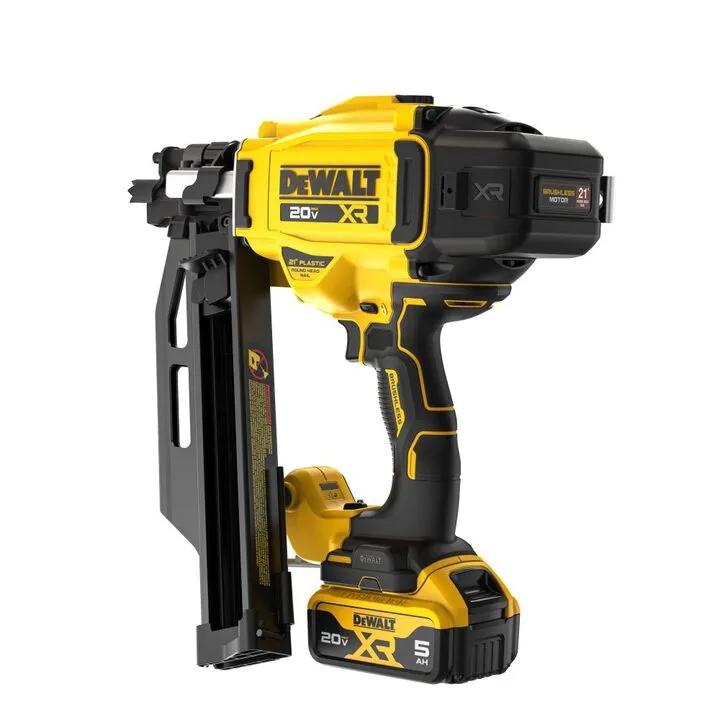DEWALT 20V MAX Brushless 21 Degree Plastic Framing Nailer Kit 2