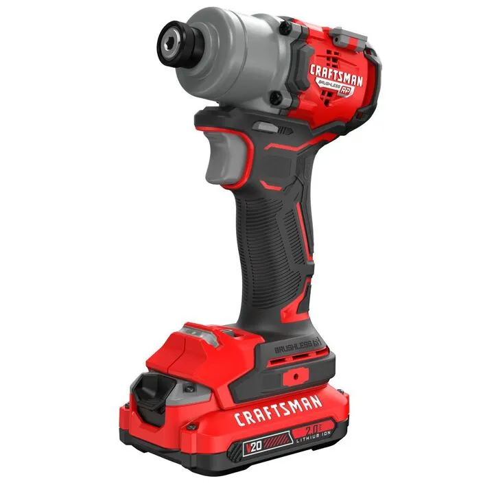 CRAFTSMAN V20 BRUSHLESS RP Cordless 1/4-Inch Impact Driver Kit - High-Performance Edition 1