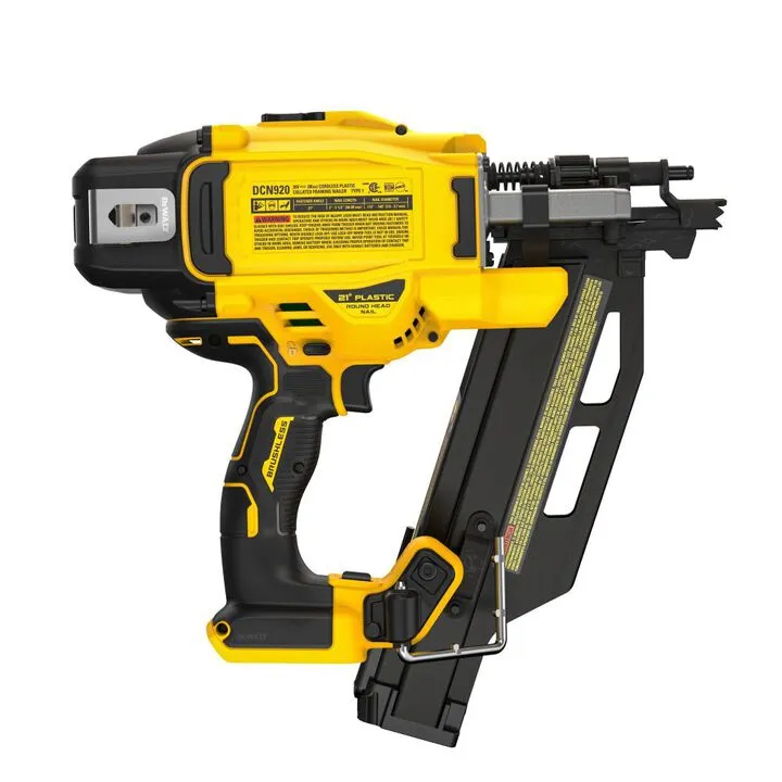 DEWALT 20V MAX Brushless 21 Degree Plastic Framing Nailer (Bare Tool) 3