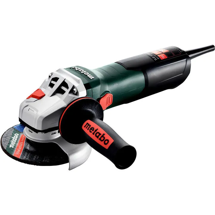 Metabo 4.5in / 5in Angle Grinder - 11000 RPM - 11.0 Amps - Professional Grade with Lock-On