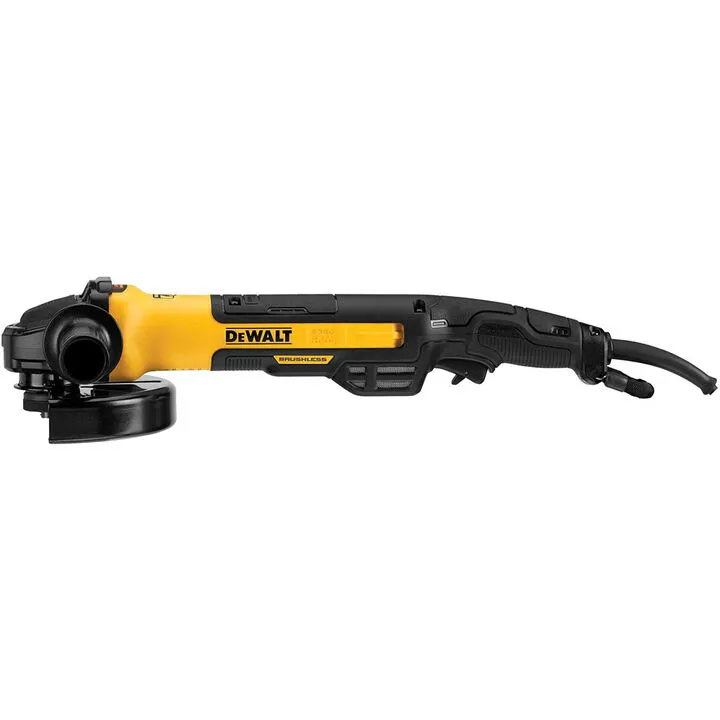 DEWALT 7-Inch Small Angle Grinder - Rat Tail Design with Integrated Kickback Brake