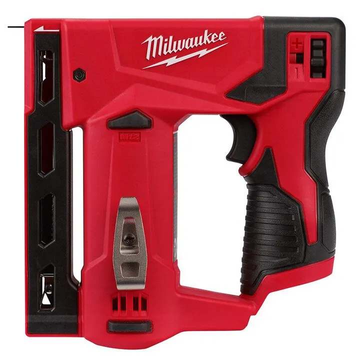 Milwaukee M12 3/8 in. Crown Stapler (Bare Tool) - Professional Grade Cordless Fastening