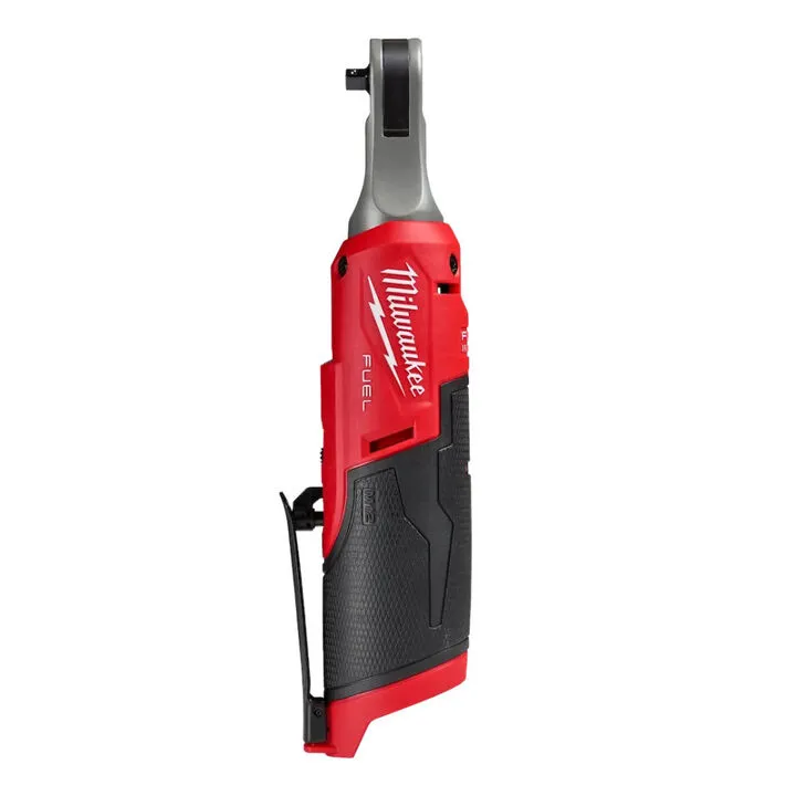 Milwaukee M12 FUEL 1/4 Inch Ratchet & M18 ROVER Dual Power Flood Light Bundle (Bare Tool) 2