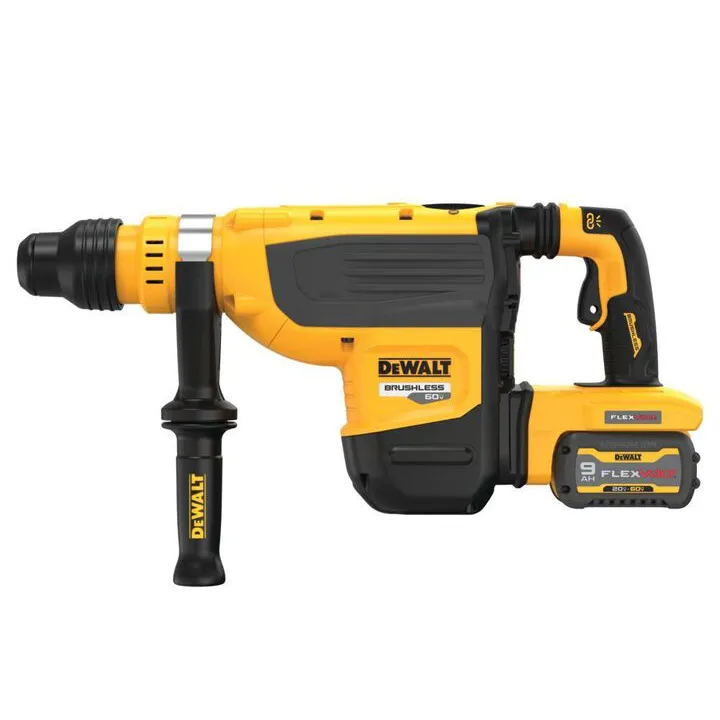 DEWALT 60V MAX Combination Rotary Hammer Kit - 1 7/8 inch Brushless SDS MAX 1