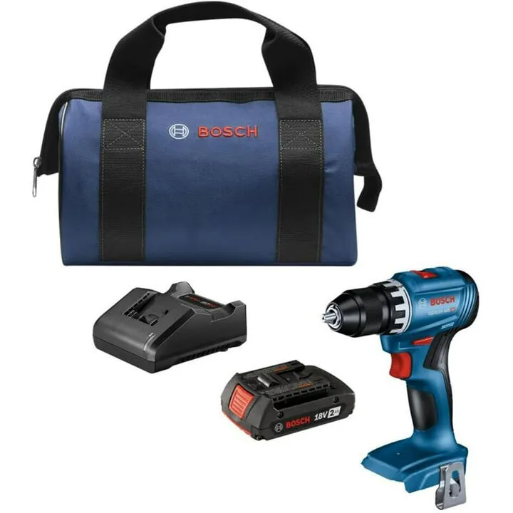 Bosch 18V 1/2in Drill/Driver Kit - Professional Grade Cordless Performance