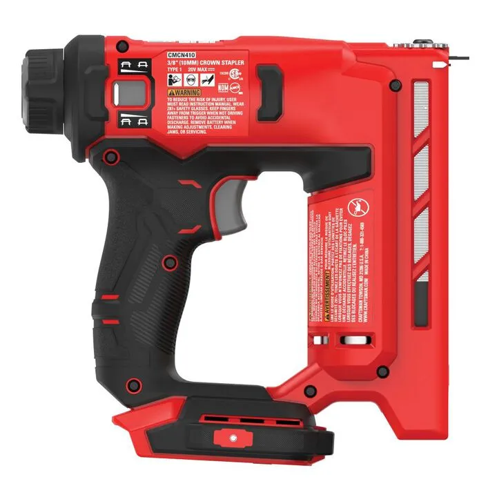CRAFTSMAN V20 3/8 Inch Crown Stapler (Bare Tool) - Professional Grade Cordless Efficiency 4