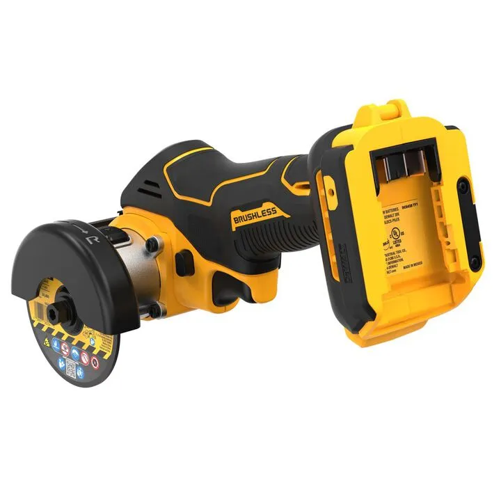 DEWALT 20V MAX 3-Inch Cordless Cut-Off Tool & Battery Pack Bundle 6