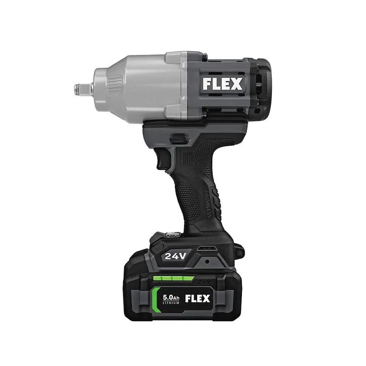 FLEX 24V 1/2-In. High Torque Impact Wrench Kit - Professional Performance Series 2