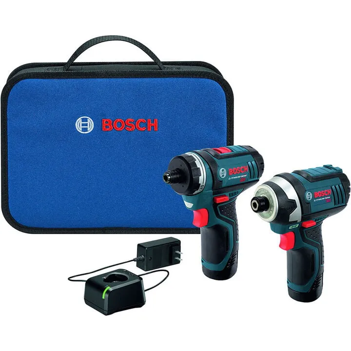 Bosch 12V Max 2-Tool Cordless Combo Kit - Professional Grade Compact Power