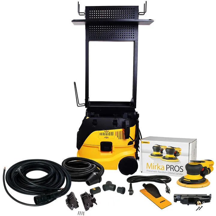 Mirka 6in 5mm Orbit Sander Dust-Free Work Station System - Professional Edition