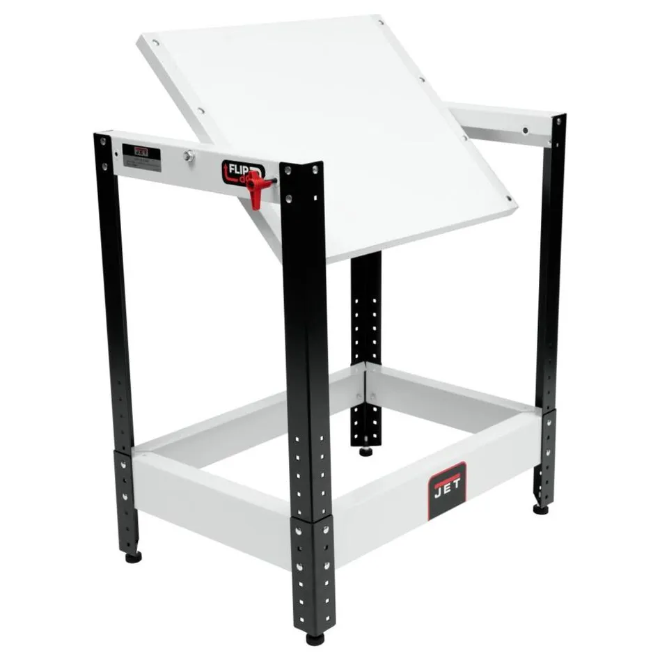 JET JWSS-22B 22-inch Scroll Saw with Foot Switch and Flip-Top Stand Bundle 1