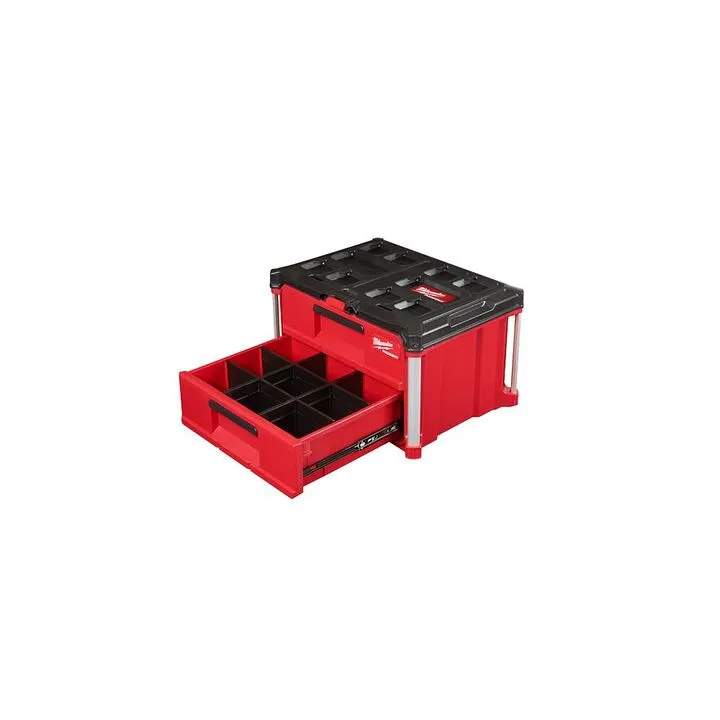 Milwaukee M18 Wrench Kit, 31-Piece Socket Set, and 2-Drawer Tool Box Bundle 8