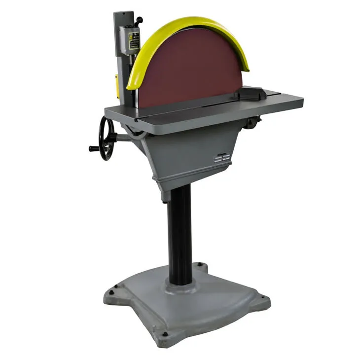 Kalamazoo 20-Inch Industrial Metalworking Disc Sander - 2HP, 3-Phase, 1740 RPM