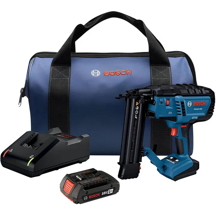 Bosch 18V 18-Gauge Cordless Brad Nailer Kit (Reconditioned) - Professional Grade Precision