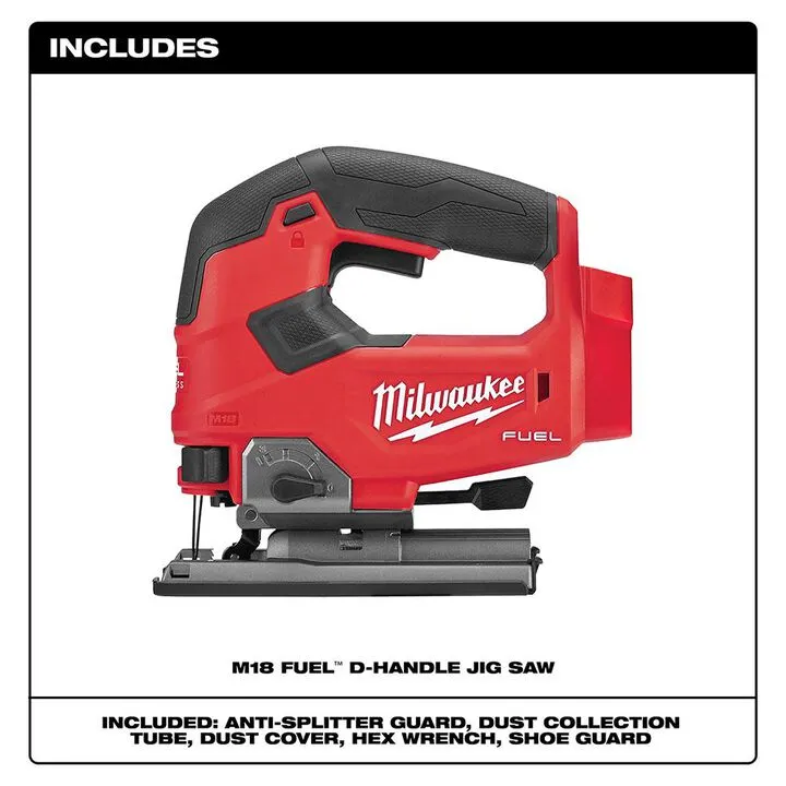 Milwaukee M18 FUEL D-Handle Jig Saw (Bare Tool) - Professional Precision & Power 1