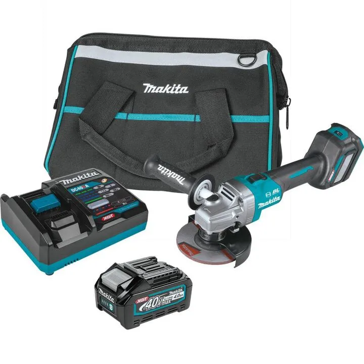 Makita 40V max XGT 4 1/2 / 5in Angle Grinder Kit - High-Performance Cordless Power