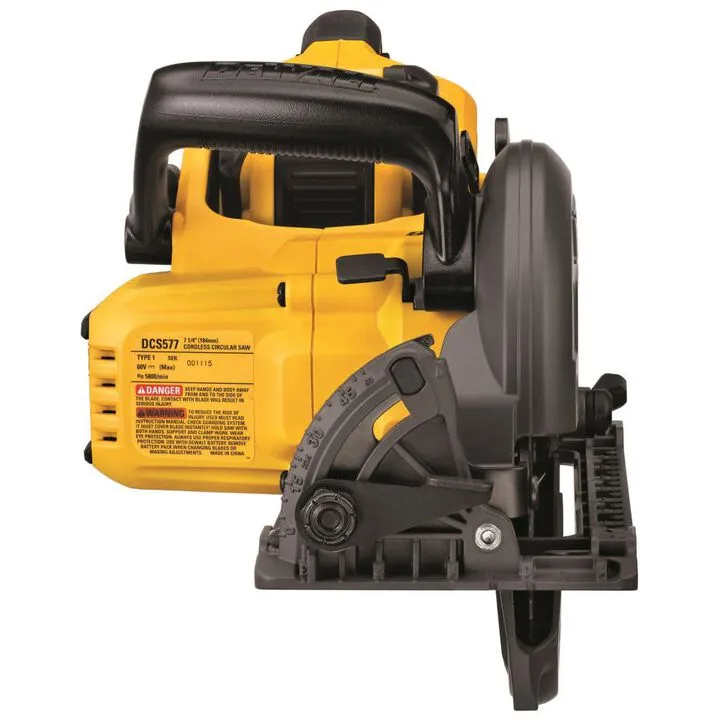 DEWALT FLEXVOLT 60V MAX 7-1/4-inch Worm Drive Style Circular Saw Kit (9.0Ah Battery) 2
