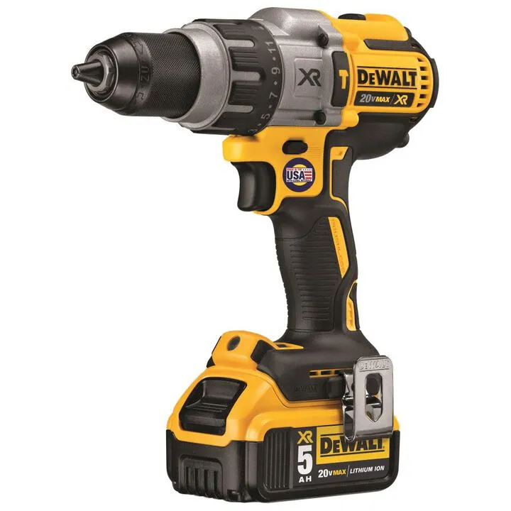 DEWALT 20V MAX XR Brushless 3-Speed Hammer Drill Kit - High-Performance Professional Tool 4