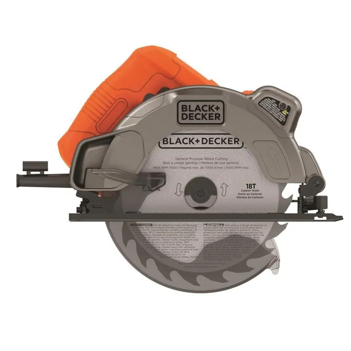 Black and Decker 13-Amp 7-1/4-in Corded Circular Saw: High-Performance Cutting Power 1