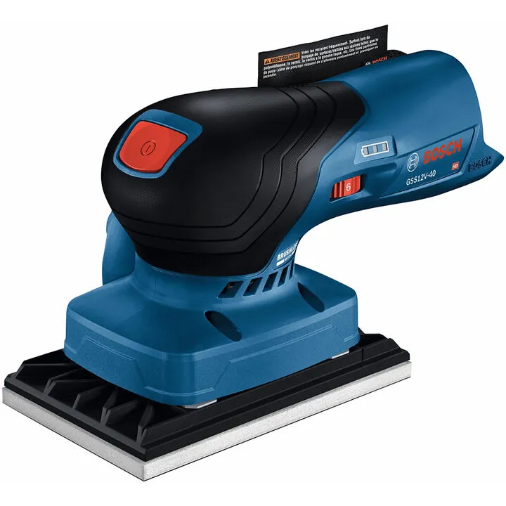 Bosch 12V 1/4 Sheet Orbital Finishing Sander (Bare Tool) - Professional Precision Series