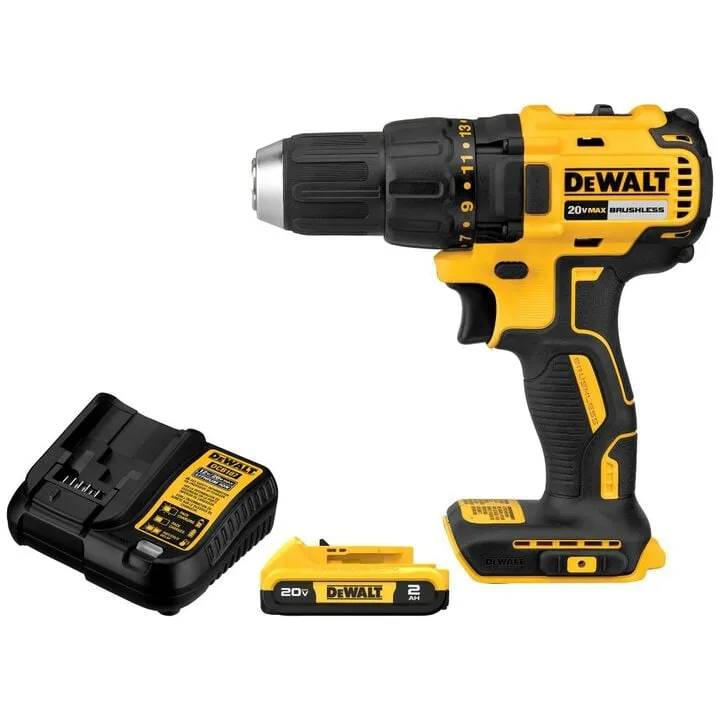DEWALT 20V MAX Compact Brushless Drill Driver Kit & Rapid Load Accessory Set (Toughcase+ Bundle) 2