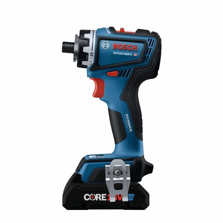 Bosch 18V Flexiclick 5-in-1 Drill/Driver System with 2pk CORE18V 4Ah Batteries 3
