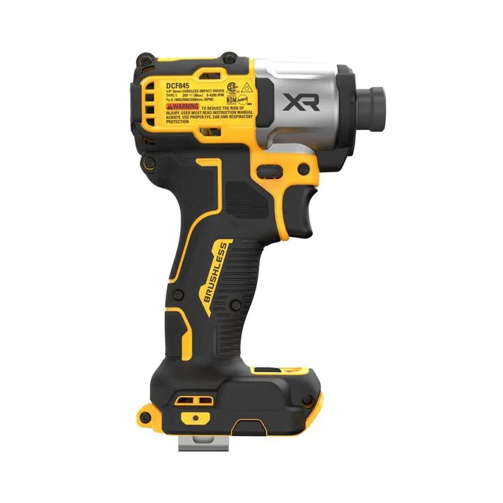 DEWALT 20V MAX XR 1/4in Impact Driver (Bare Tool) - Brushless Precision 3