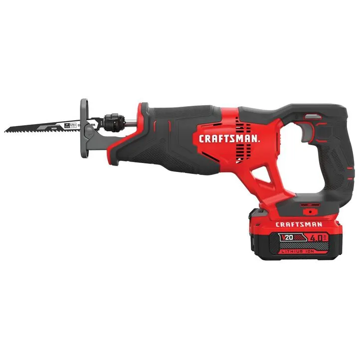 CRAFTSMAN V20 Cordless Reciprocating Saw Kit - High-Performance Cutting Solution 1